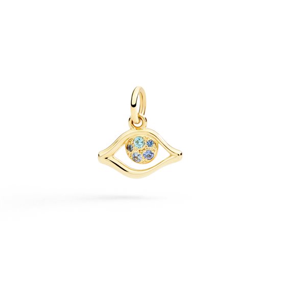 Charm Dodo Donna Luck in Oro giallo Zaffiro blu DMC6030-EYESS-ZSY9G - DMC6030-EYESS-ZSY9G